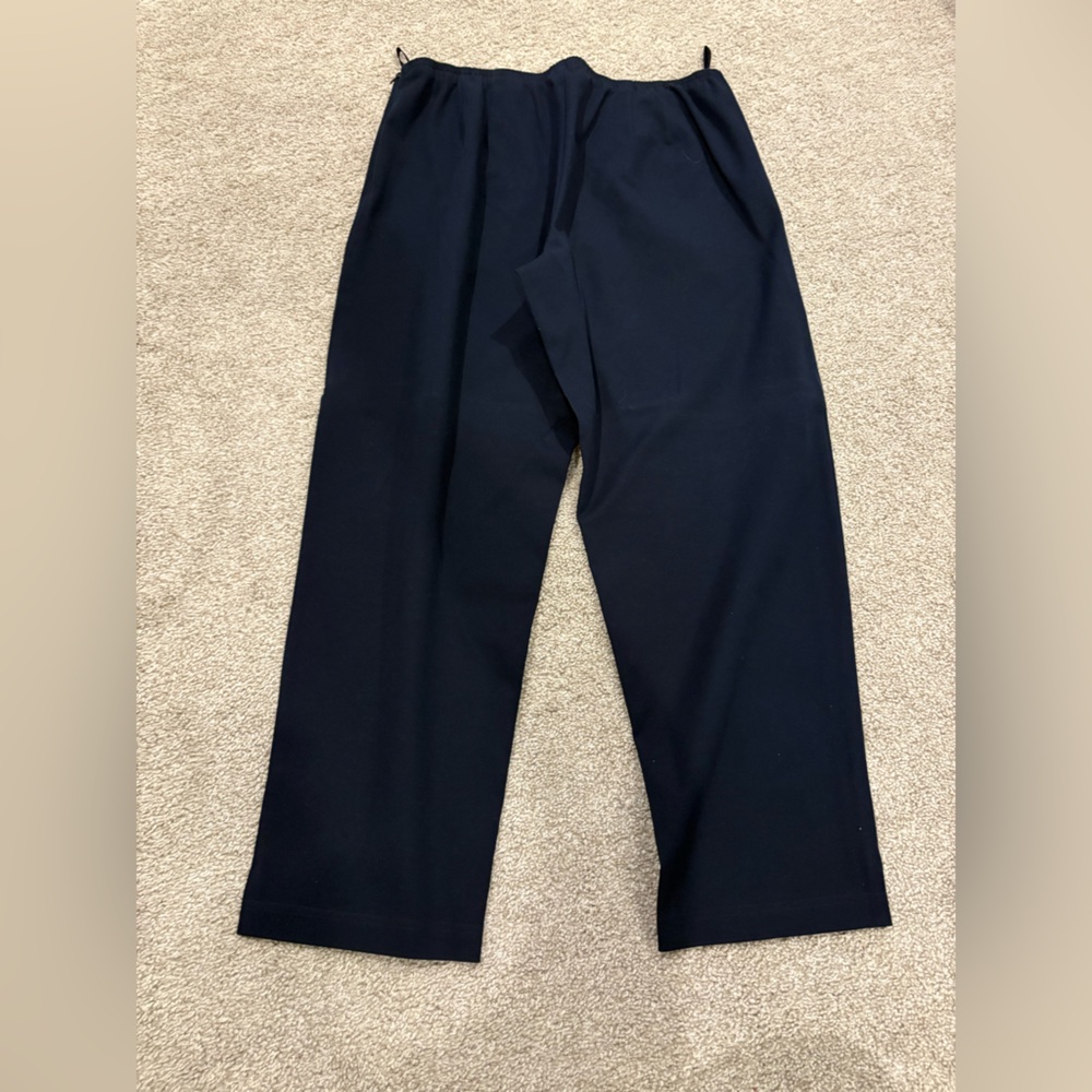 Eileen Fisher  Deep Blue Dress Pants - Picture 4 of 13